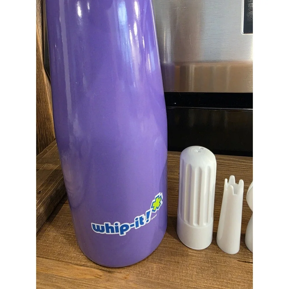 PURPLE WHIP-IT‎ 0.5 L Cream Whipper With Attachment & In Original Box